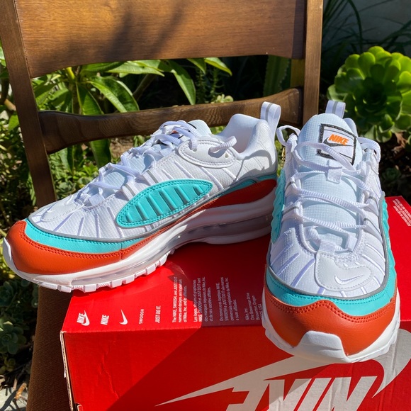 New Nike W Air Max 98 SE Cosmic Clay/Lt Aqua White - Picture 5 of 9